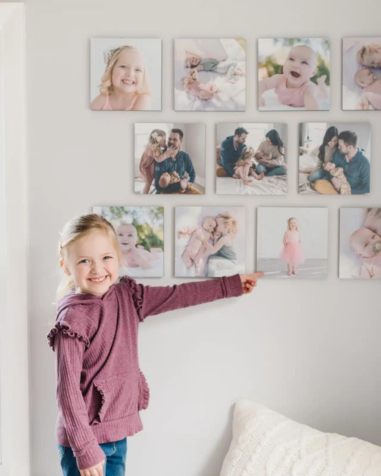 5 Ways to Hang Pictures without Damaging Your Walls - Artiv Photo Tiles by  Phototile